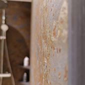 Dusche in Schiefer Multicolor
